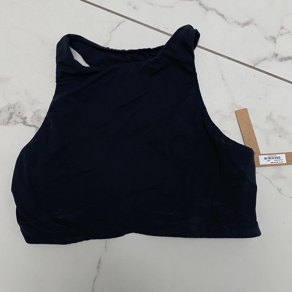 Skims bra size large onyx Fit everybody high neck, bralette